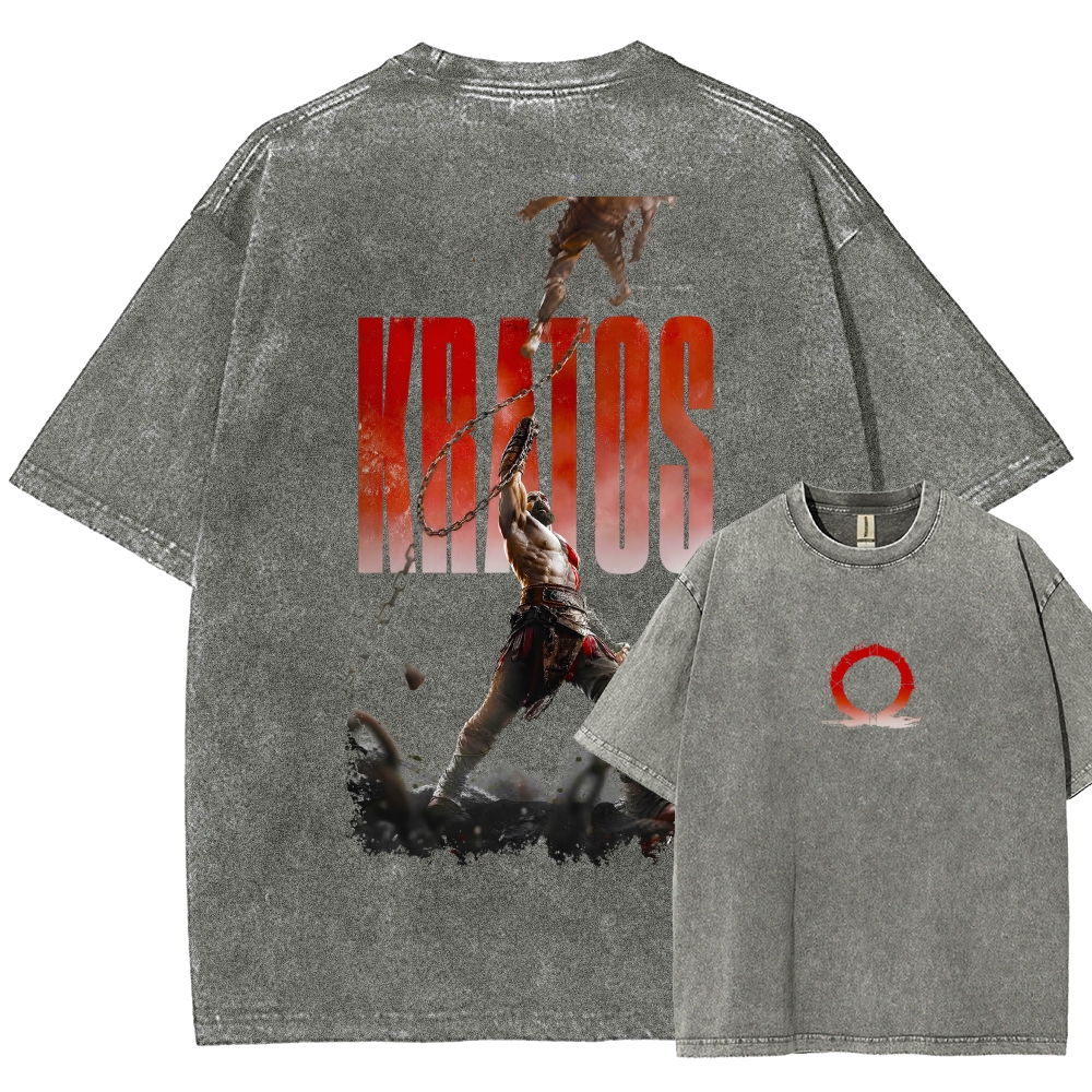 God of War Washed T-shirt 2607014448