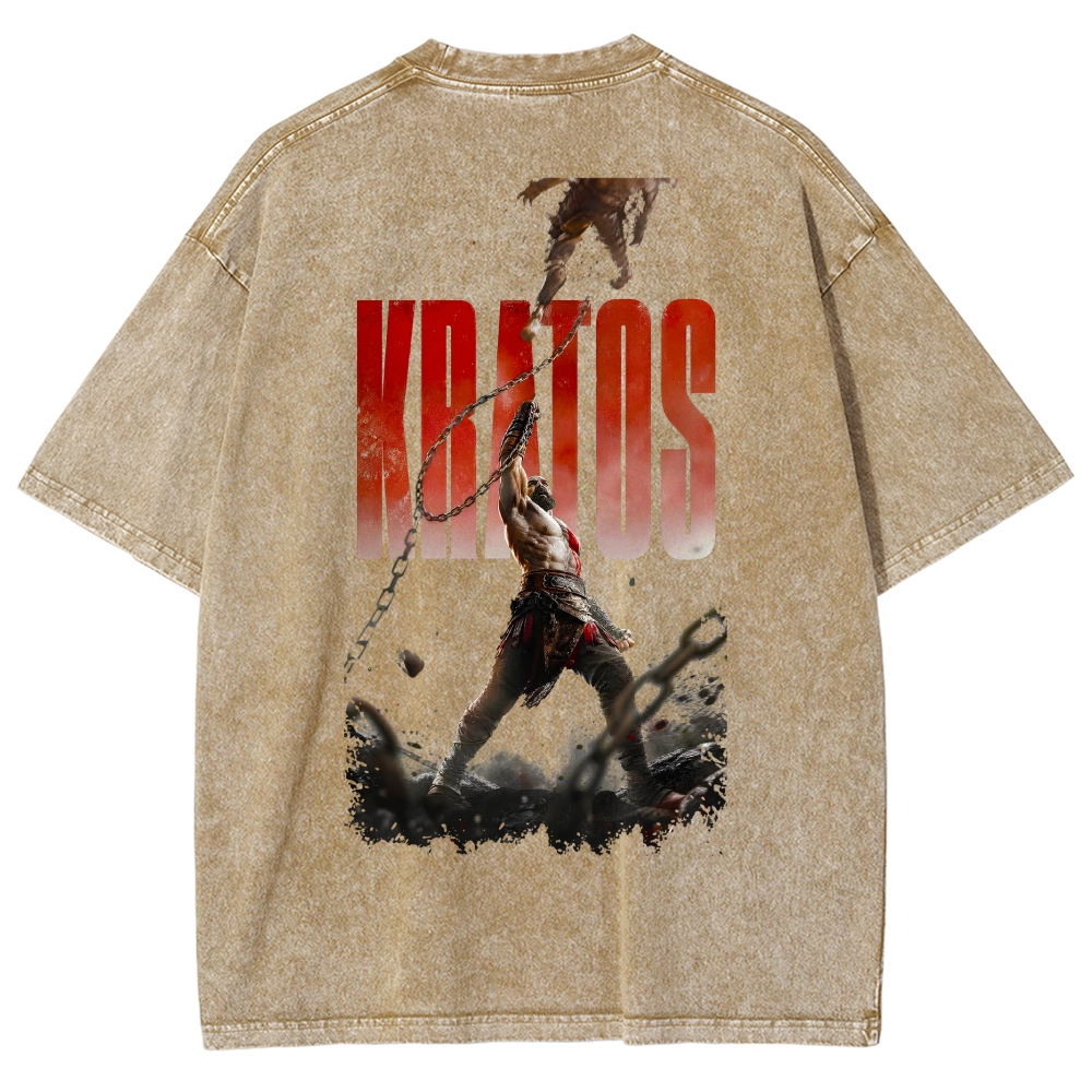 God of War Washed T-shirt 2607014448
