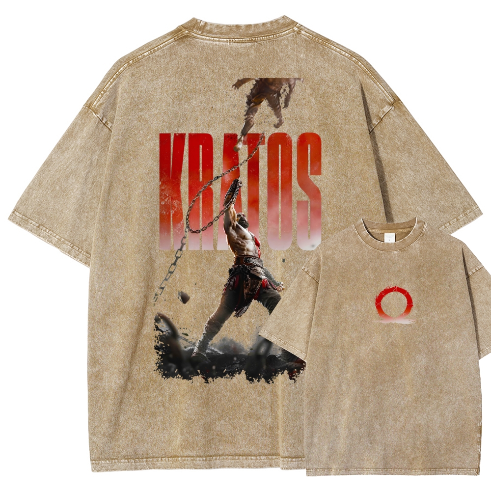God of War Washed T-shirt 2607014448