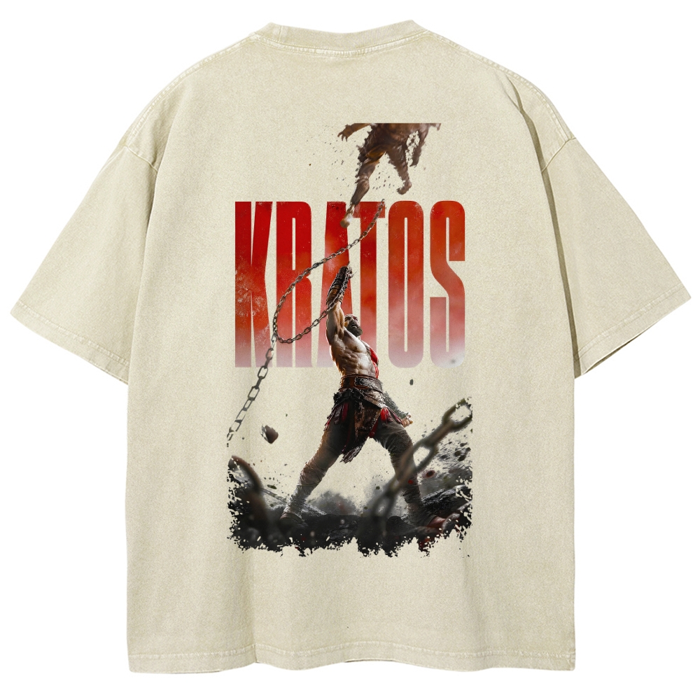 God of War Washed T-shirt 2607014448