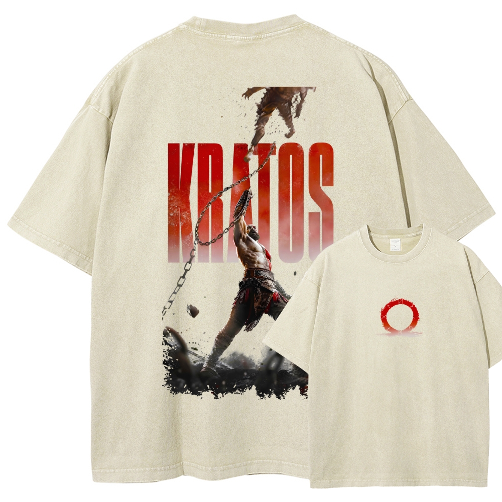 God of War Washed T-shirt 2607014448