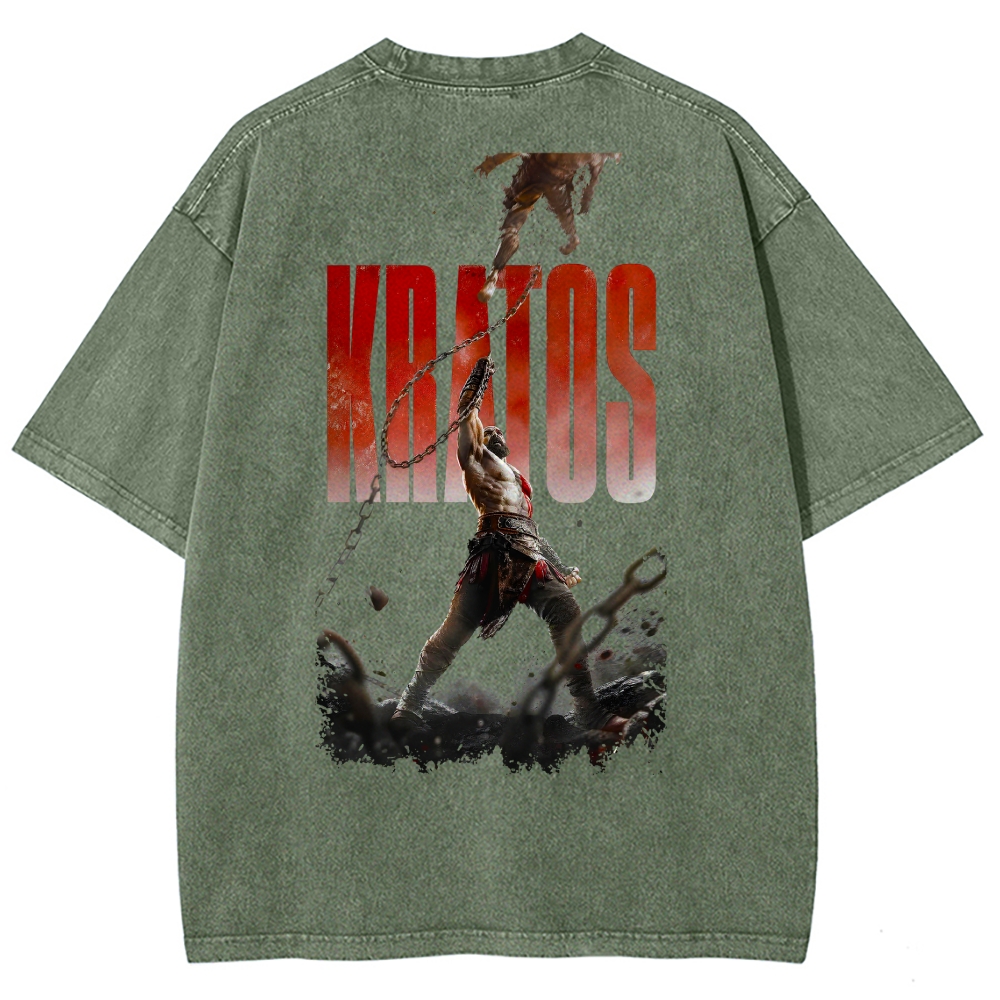 God of War Washed T-shirt 2607014448