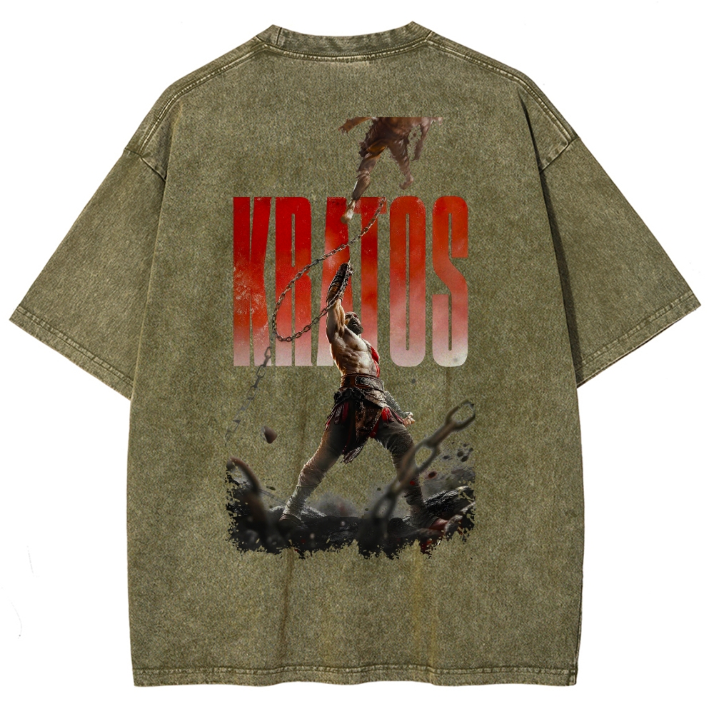 God of War Washed T-shirt 2607014448