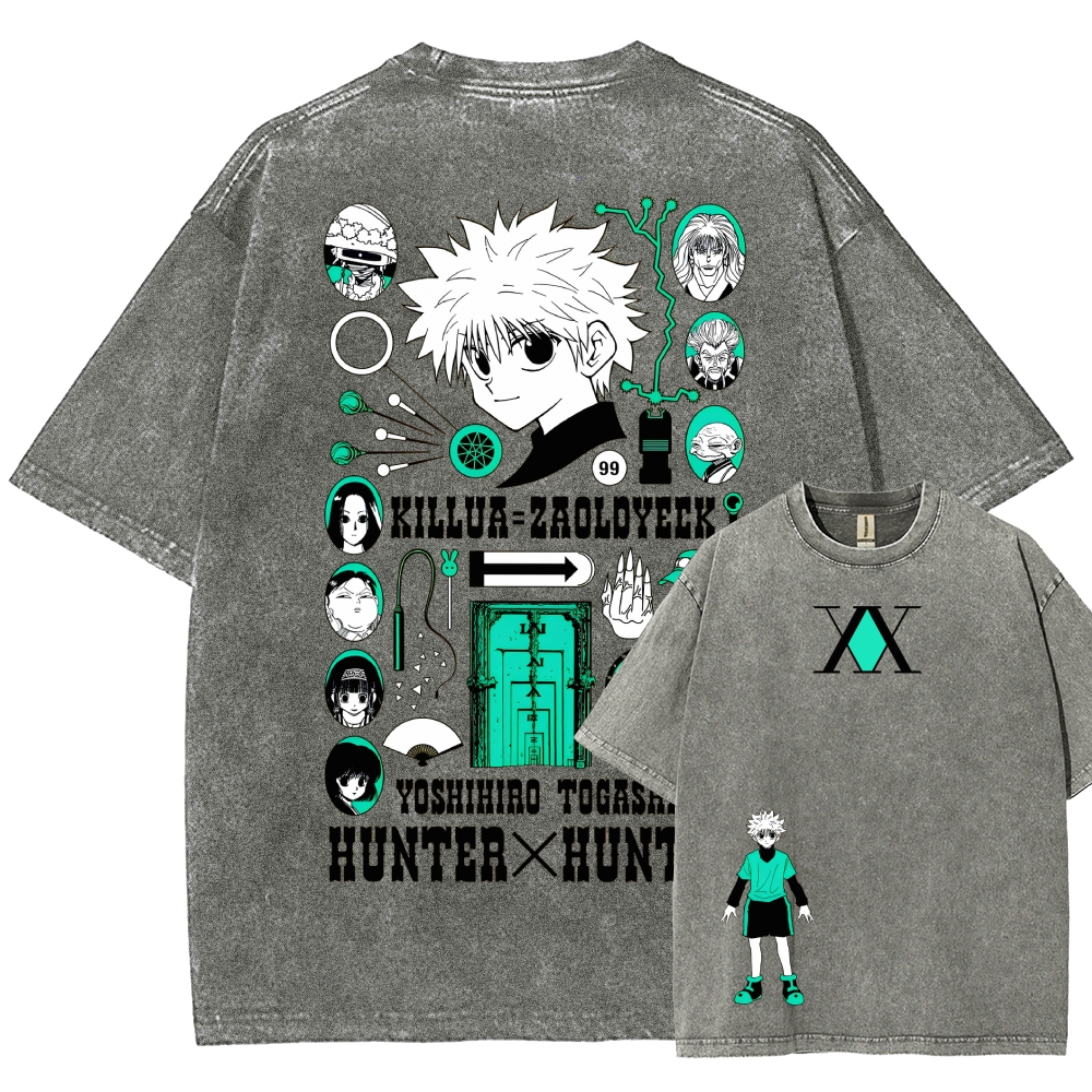 HUNTER×HUNTER Washed T-shirt 2608000740
