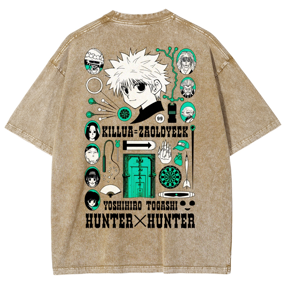 HUNTER×HUNTER Washed T-shirt 2608000740