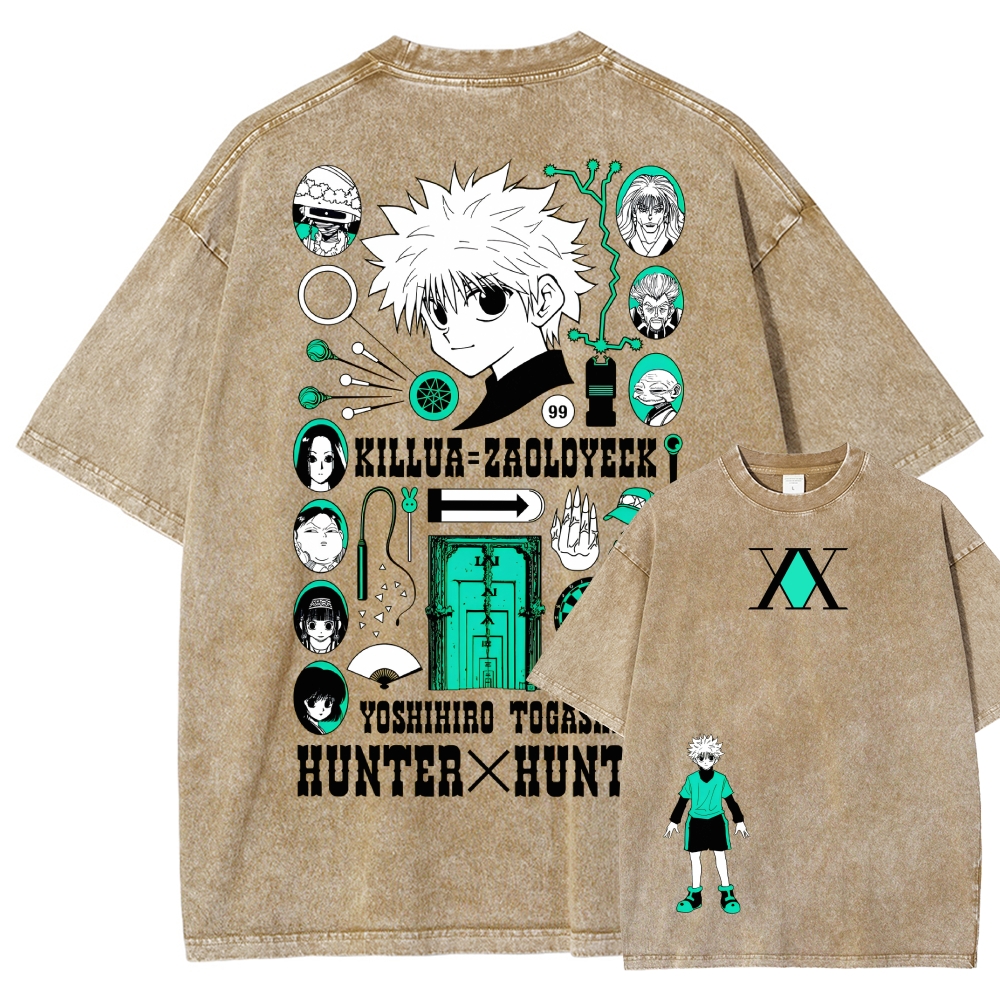 HUNTER×HUNTER Washed T-shirt 2608000740