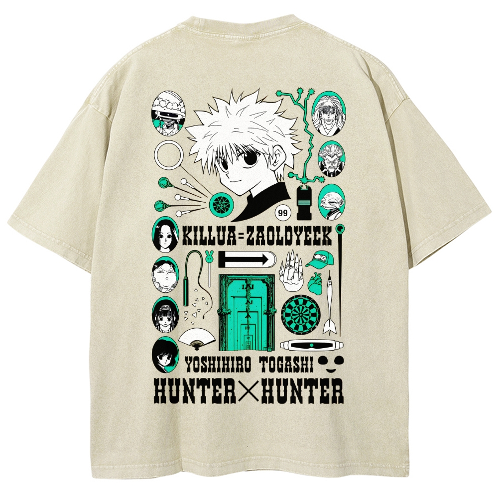 HUNTER×HUNTER Washed T-shirt 2608000740
