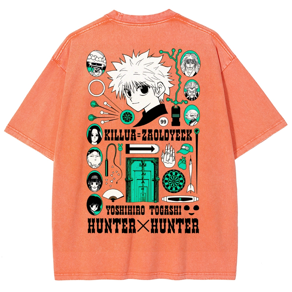 HUNTER×HUNTER Washed T-shirt 2608000740