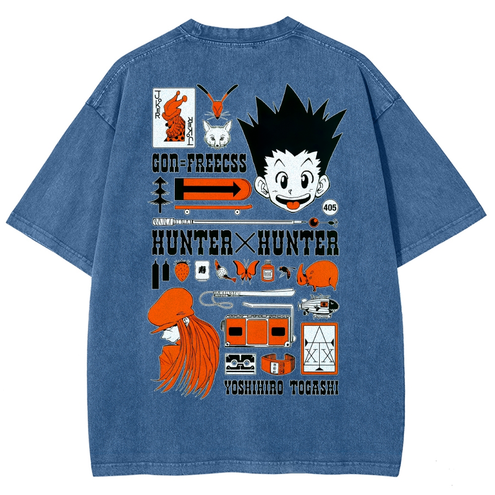 HUNTER×HUNTER Washed T-shirt 2608000747