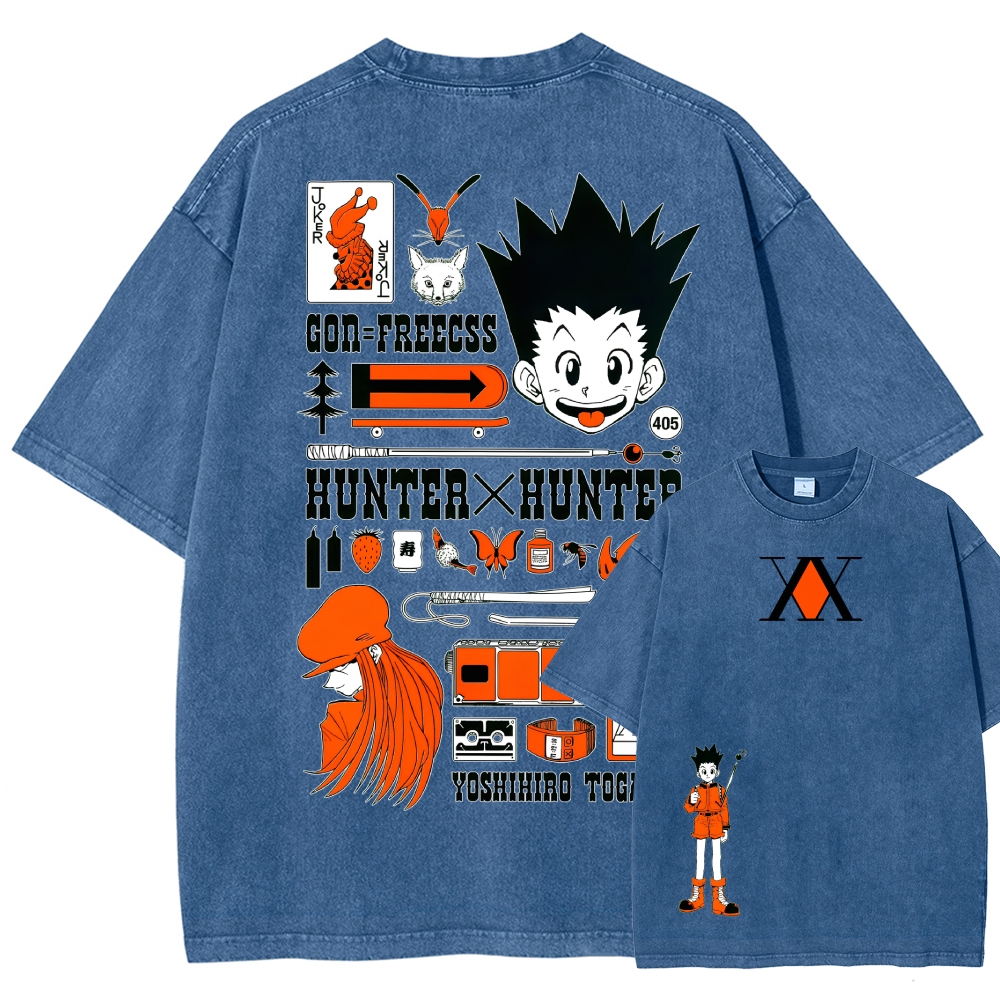 HUNTER×HUNTER Washed T-shirt 2608000747