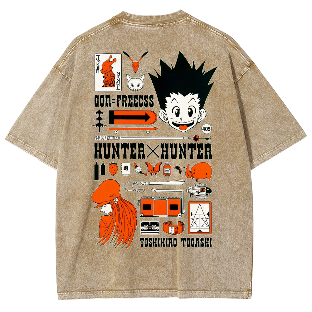 HUNTER×HUNTER Washed T-shirt 2608000747