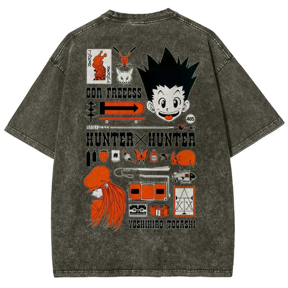 HUNTER×HUNTER Washed T-shirt 2608000747