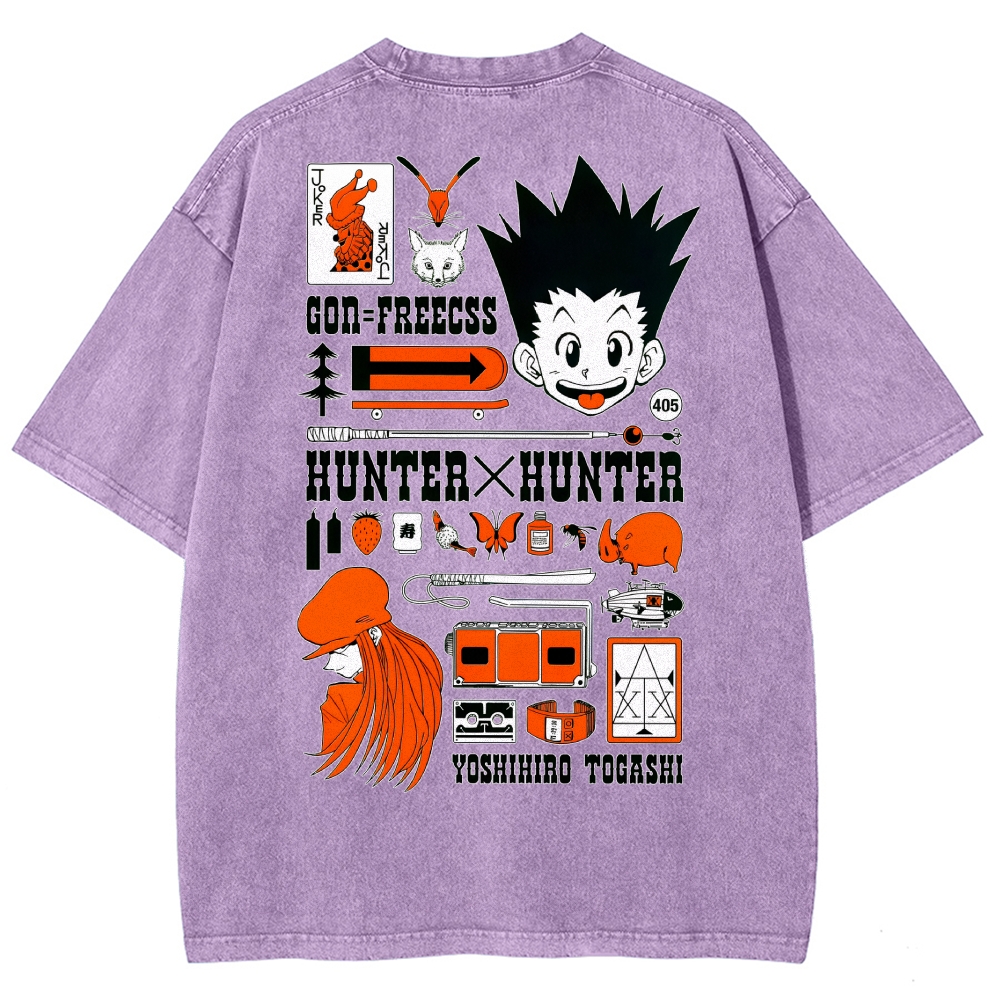 HUNTER×HUNTER Washed T-shirt 2608000747