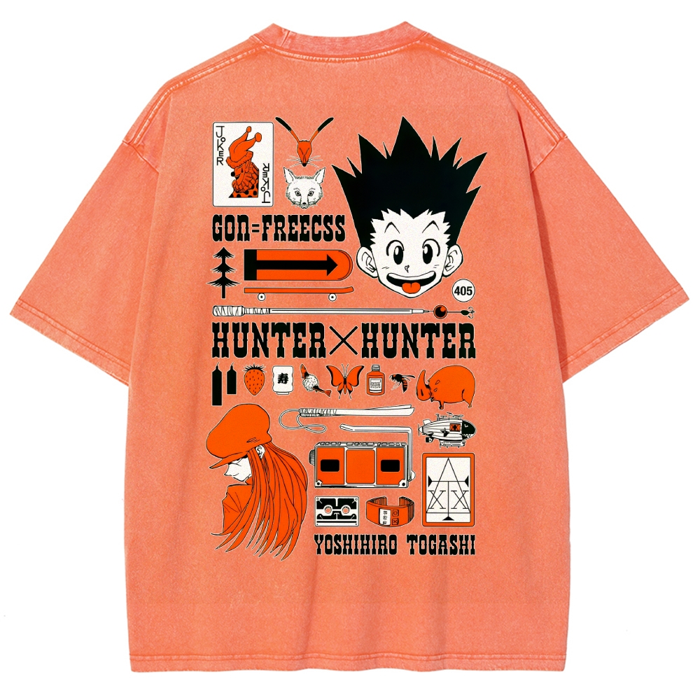 HUNTER×HUNTER Washed T-shirt 2608000747