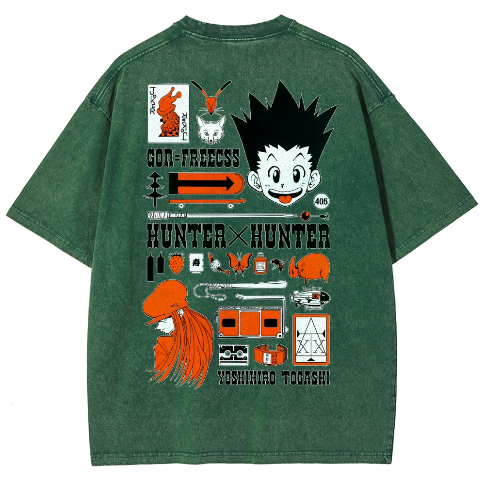 HUNTER×HUNTER Washed T-shirt 2608000747