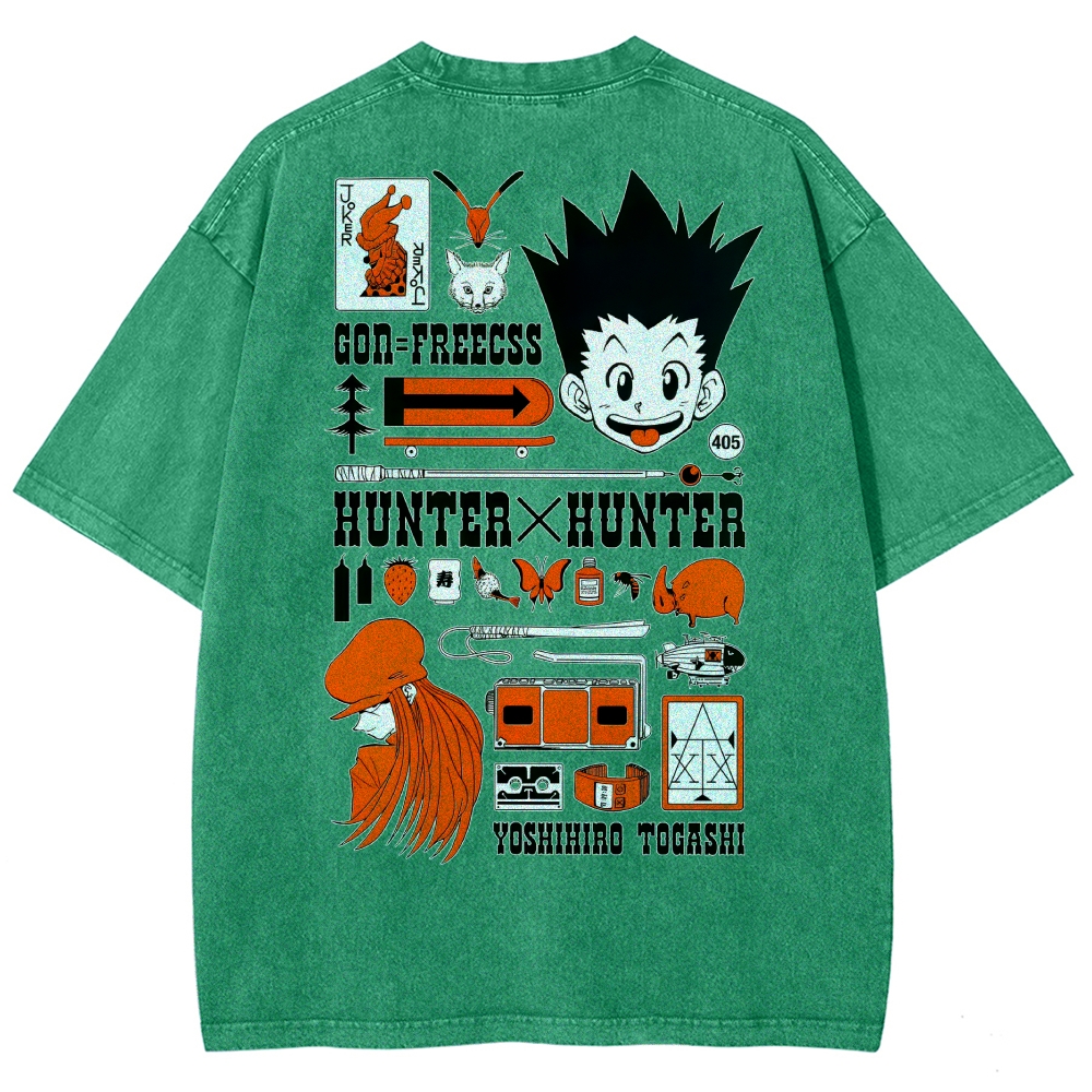 HUNTER×HUNTER Washed T-shirt 2608000747