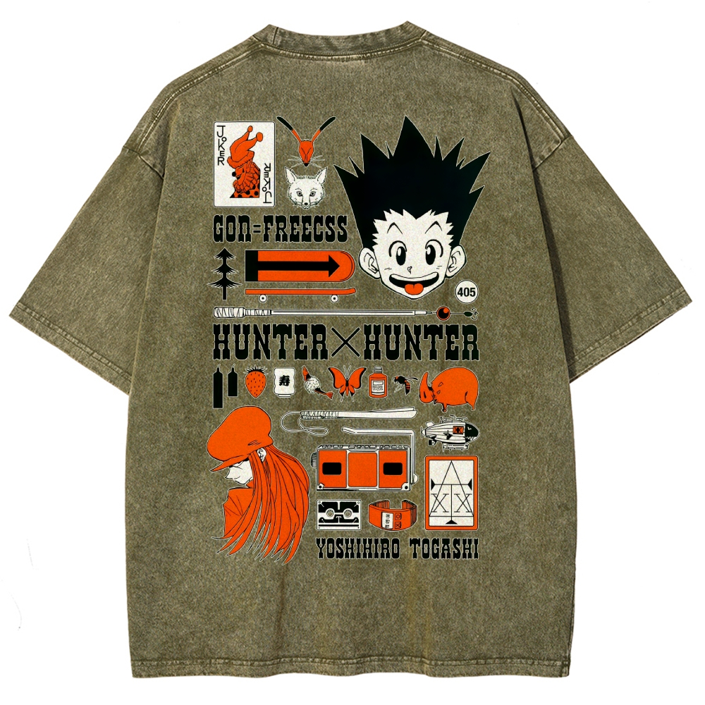 HUNTER×HUNTER Washed T-shirt 2608000747