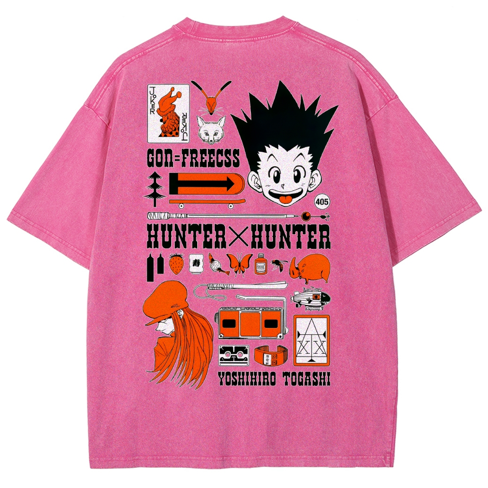 HUNTER×HUNTER Washed T-shirt 2608000747
