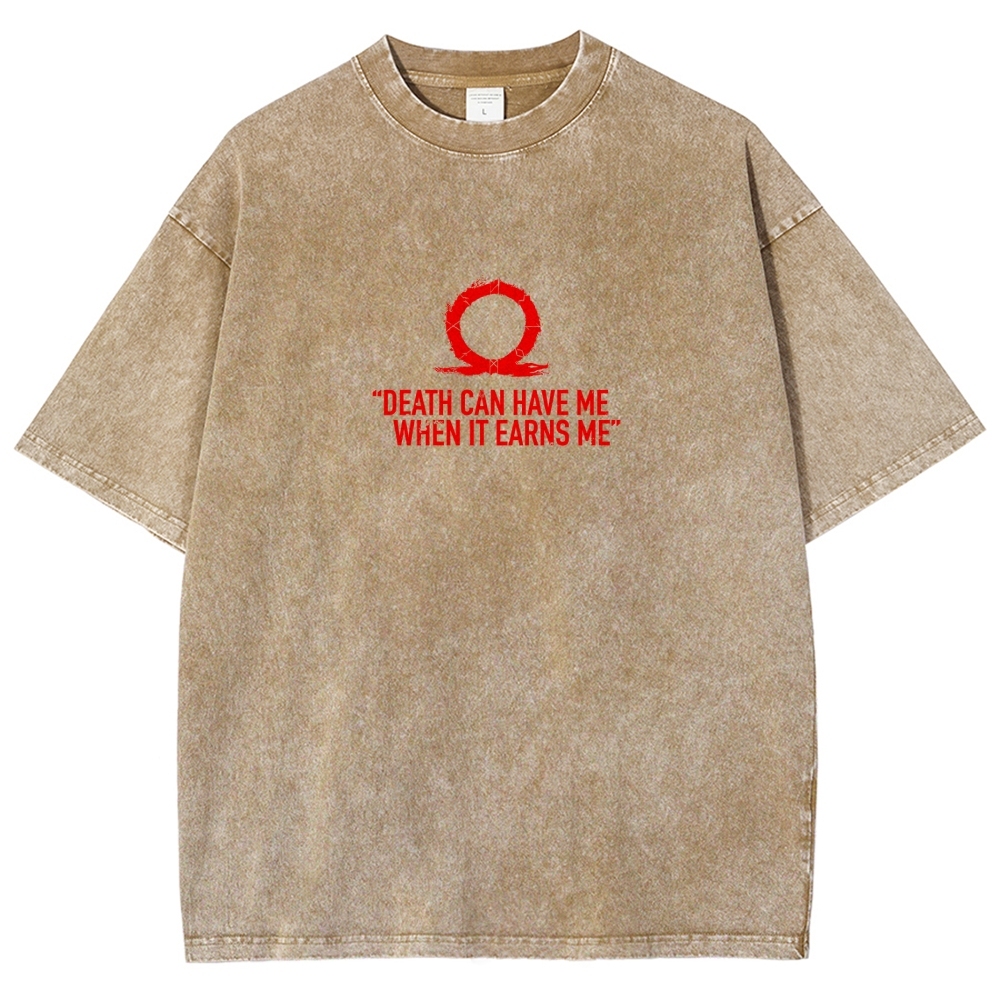 God of War Washed T-shirt 2608004038