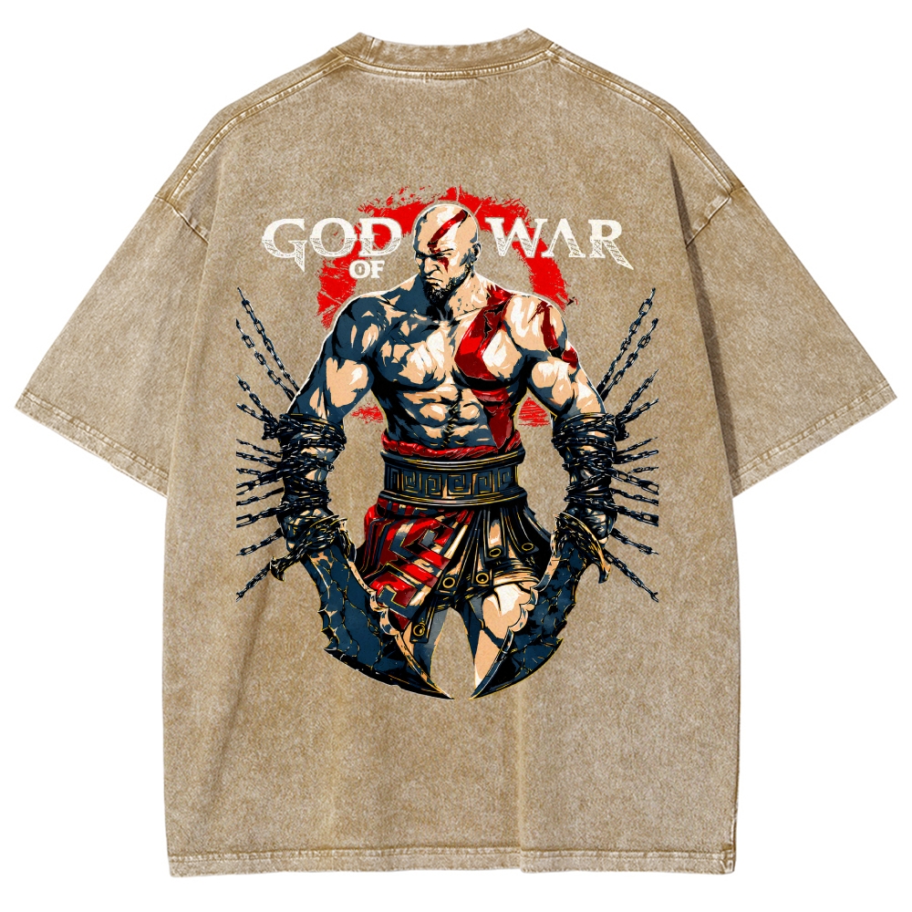 God of War Washed T-shirt 2608004038