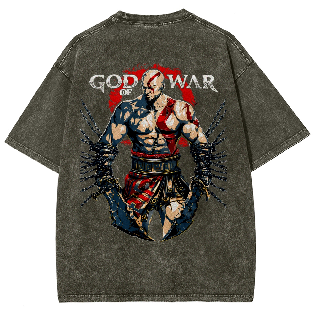 God of War Washed T-shirt 2608004038