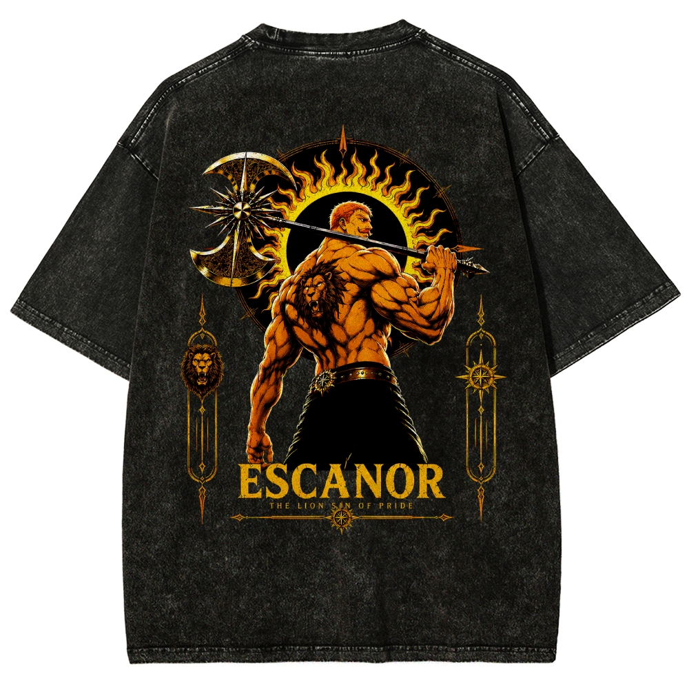 Seven Deadly Sins  Washed T-shirt 2608004883