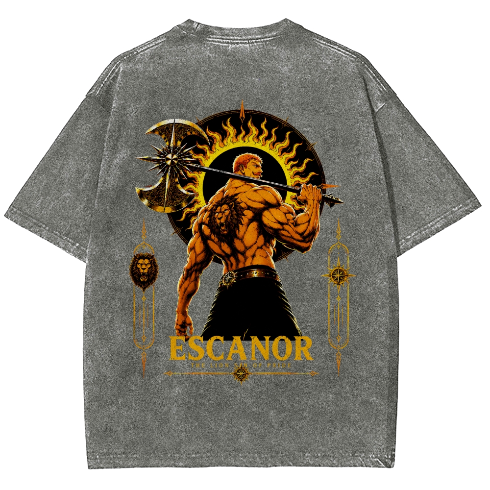 Seven Deadly Sins  Washed T-shirt 2608004883