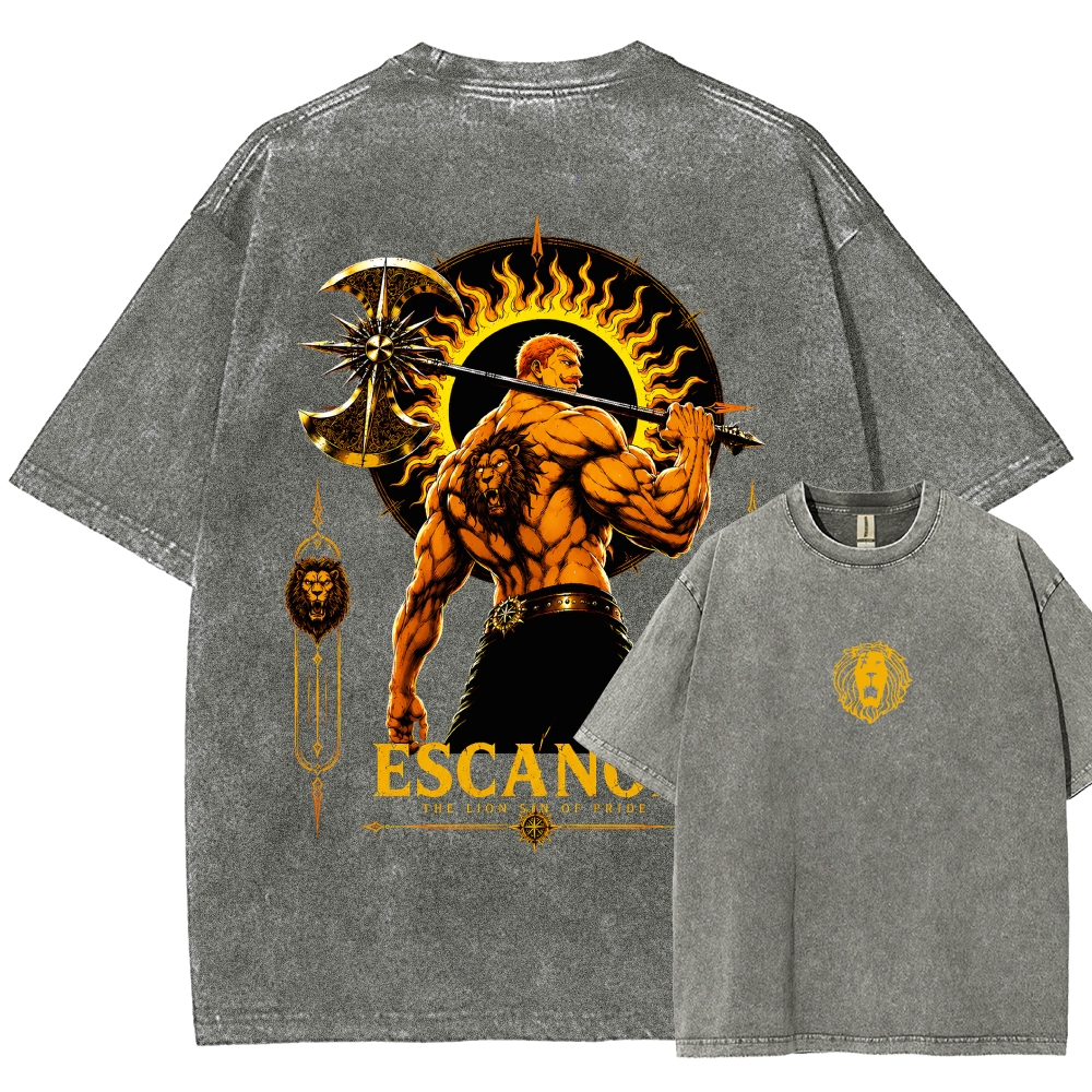 Seven Deadly Sins  Washed T-shirt 2608004883