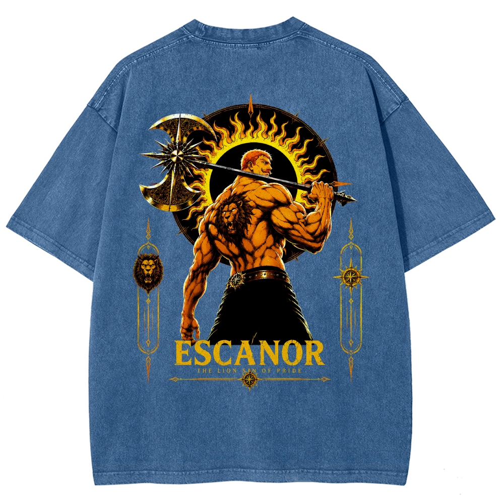 Seven Deadly Sins  Washed T-shirt 2608004883