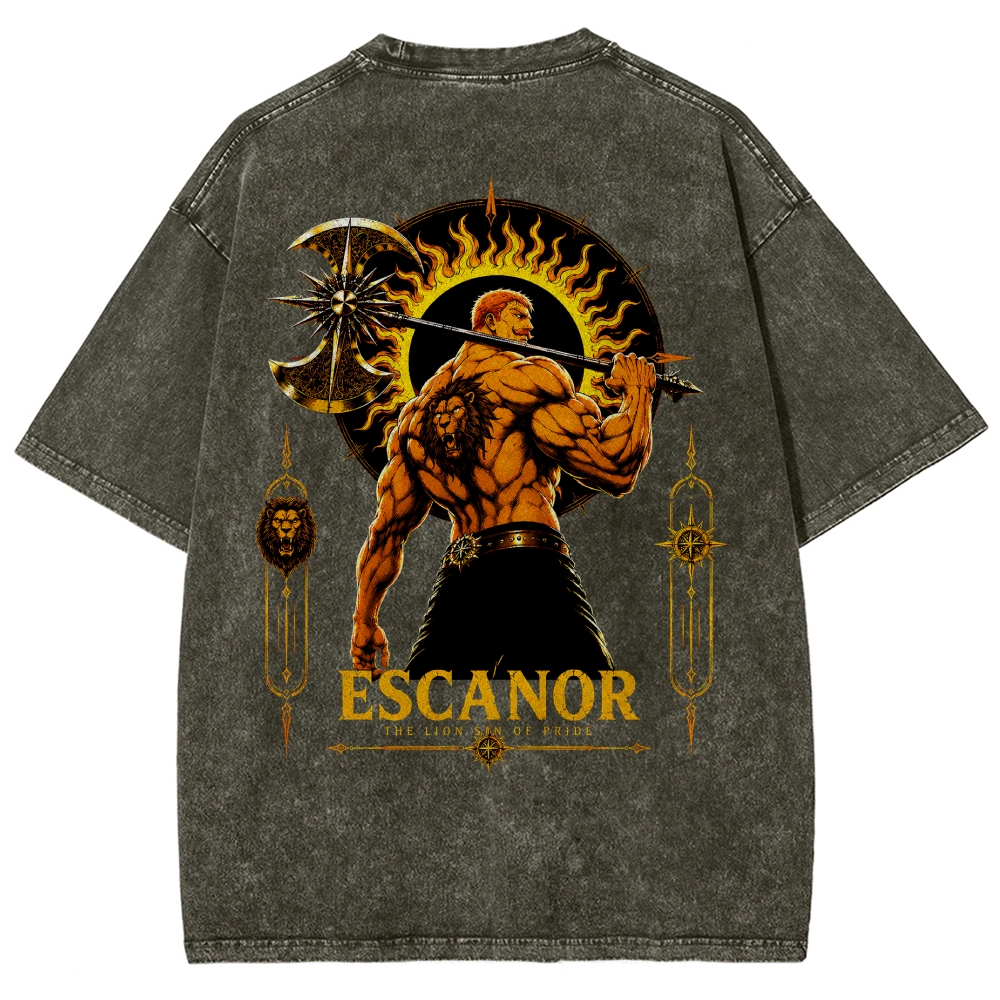Seven Deadly Sins  Washed T-shirt 2608004883