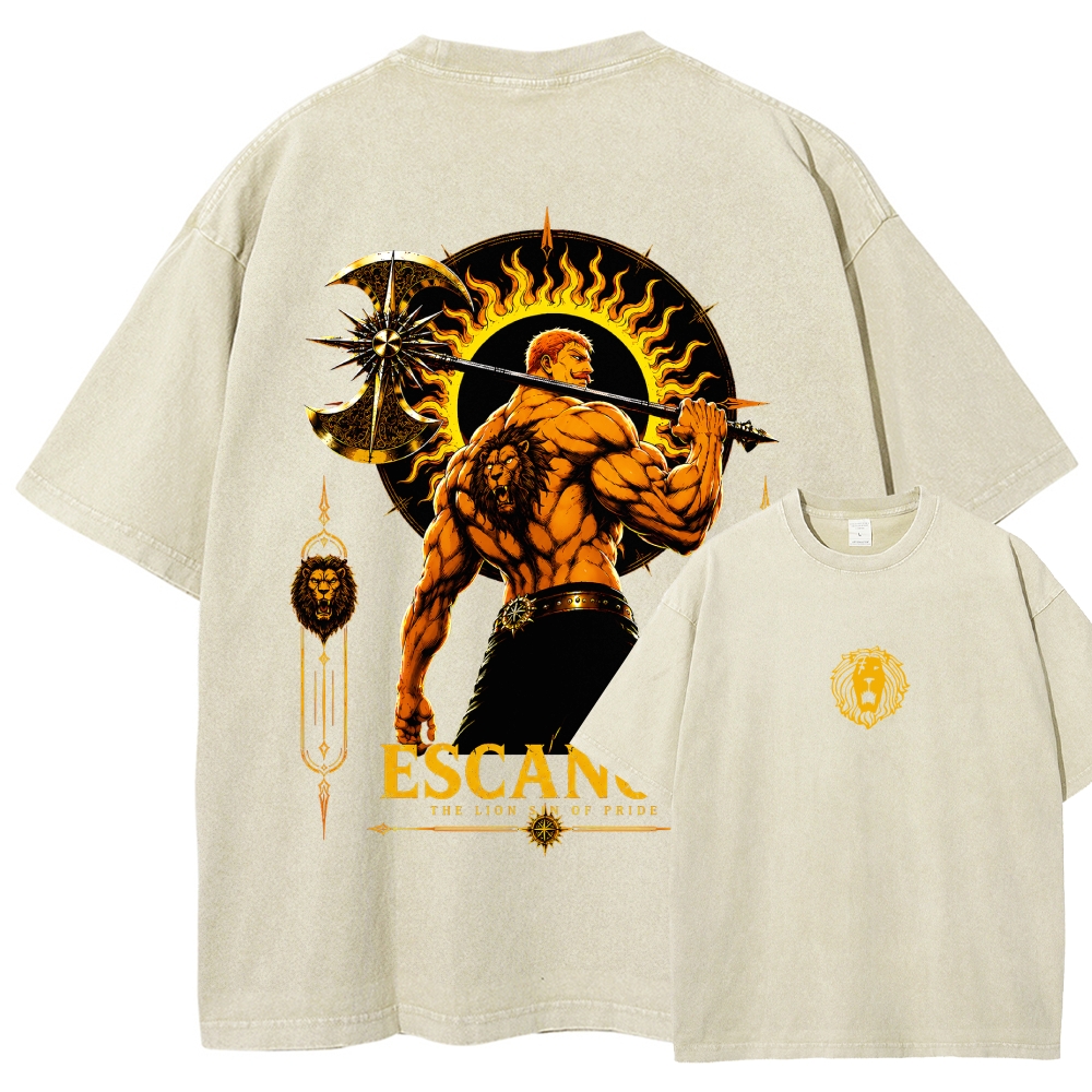 Seven Deadly Sins  Washed T-shirt 2608004883