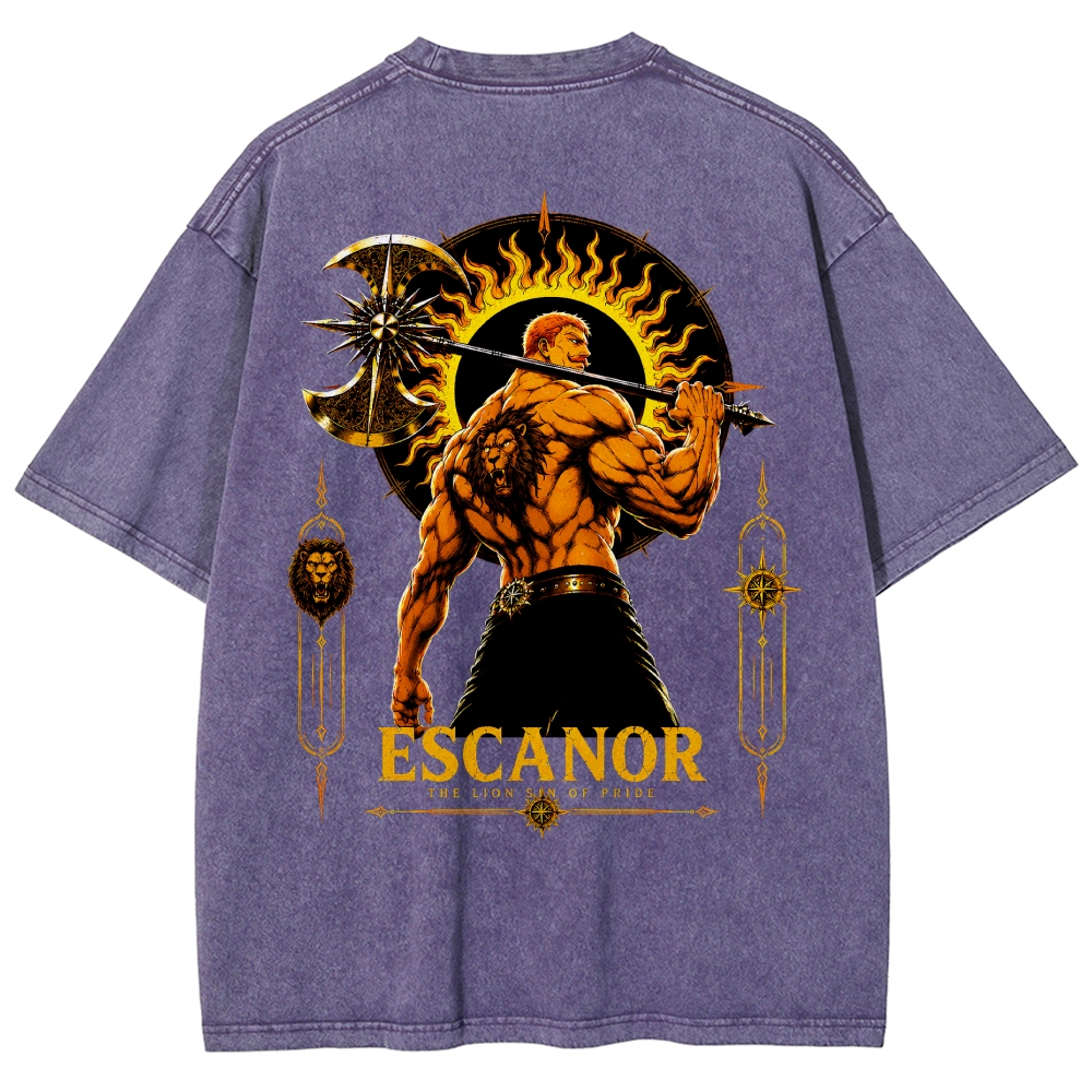 Seven Deadly Sins  Washed T-shirt 2608004883