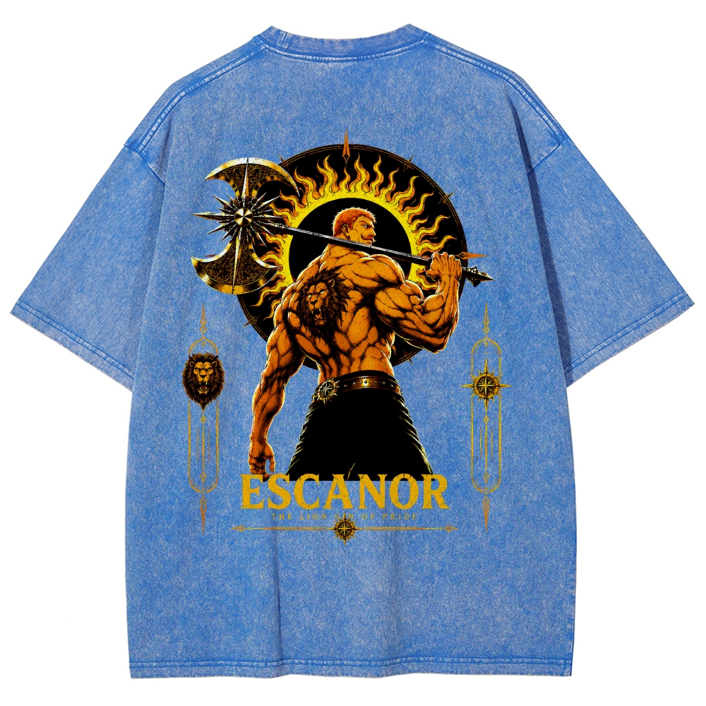 Seven Deadly Sins  Washed T-shirt 2608004883