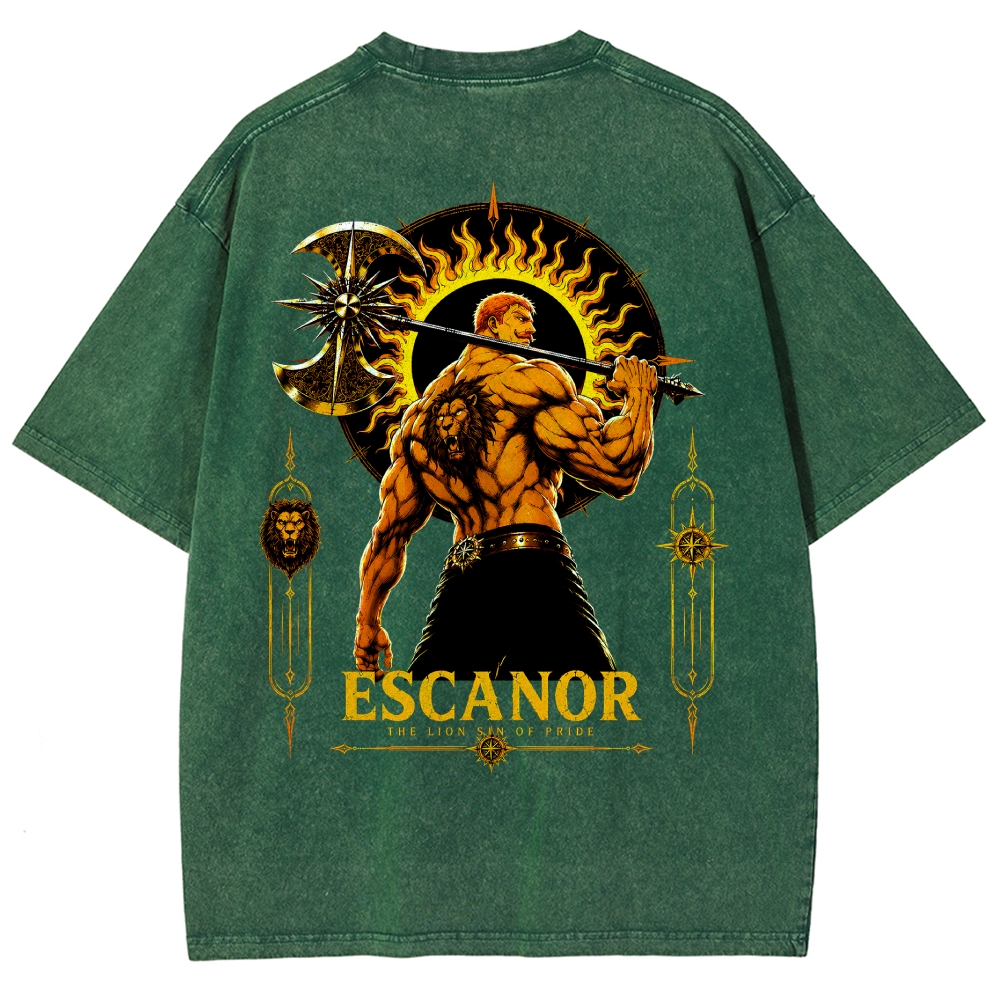 Seven Deadly Sins  Washed T-shirt 2608004883
