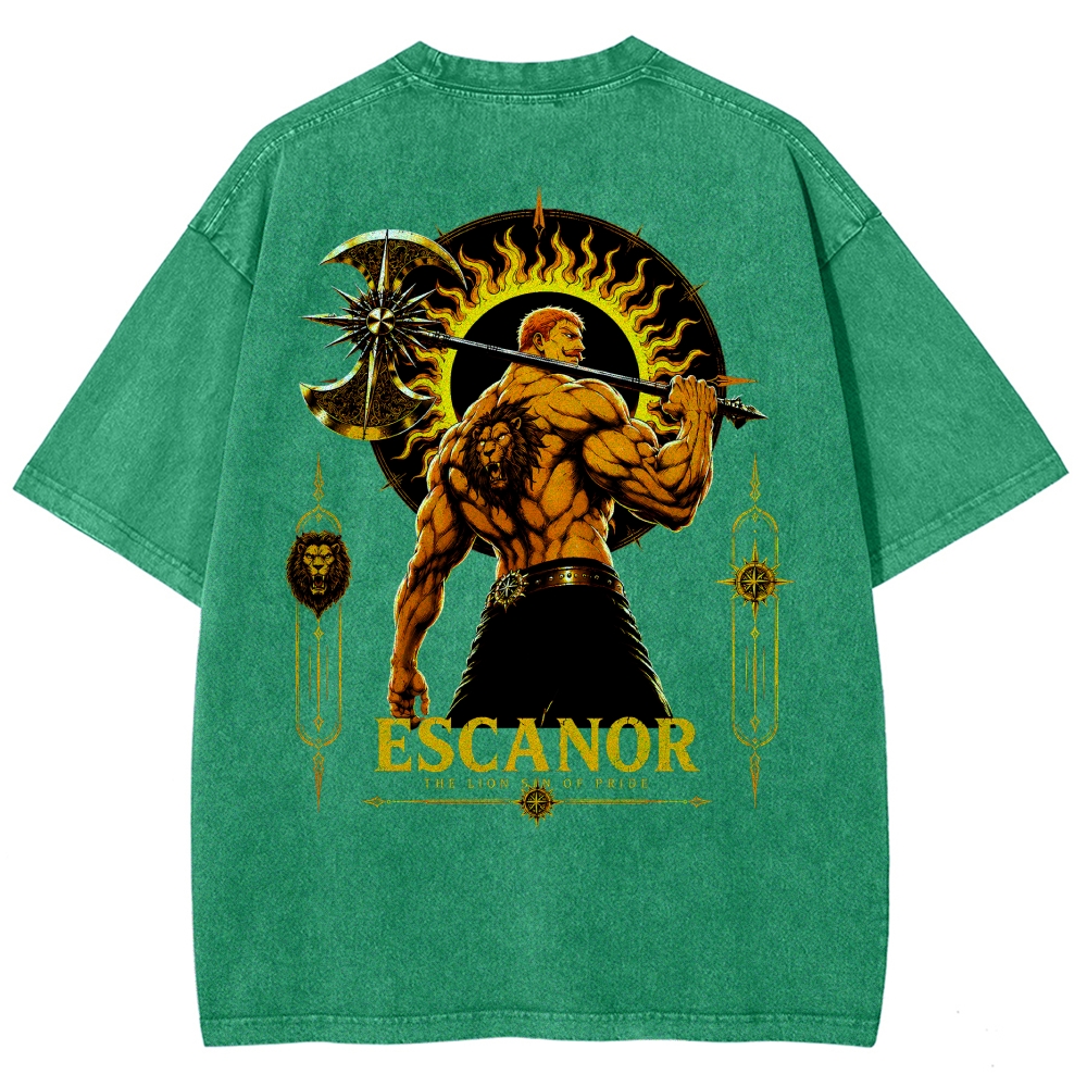 Seven Deadly Sins  Washed T-shirt 2608004883