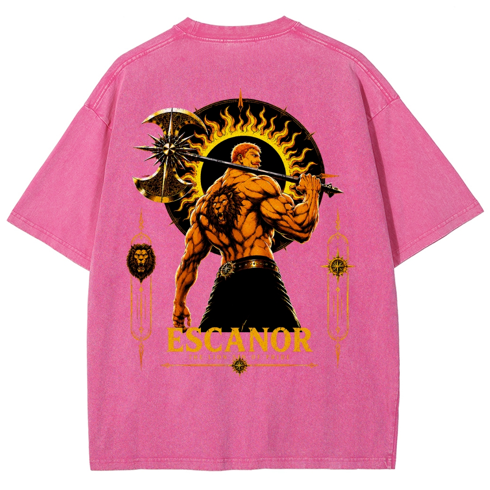 Seven Deadly Sins  Washed T-shirt 2608004883