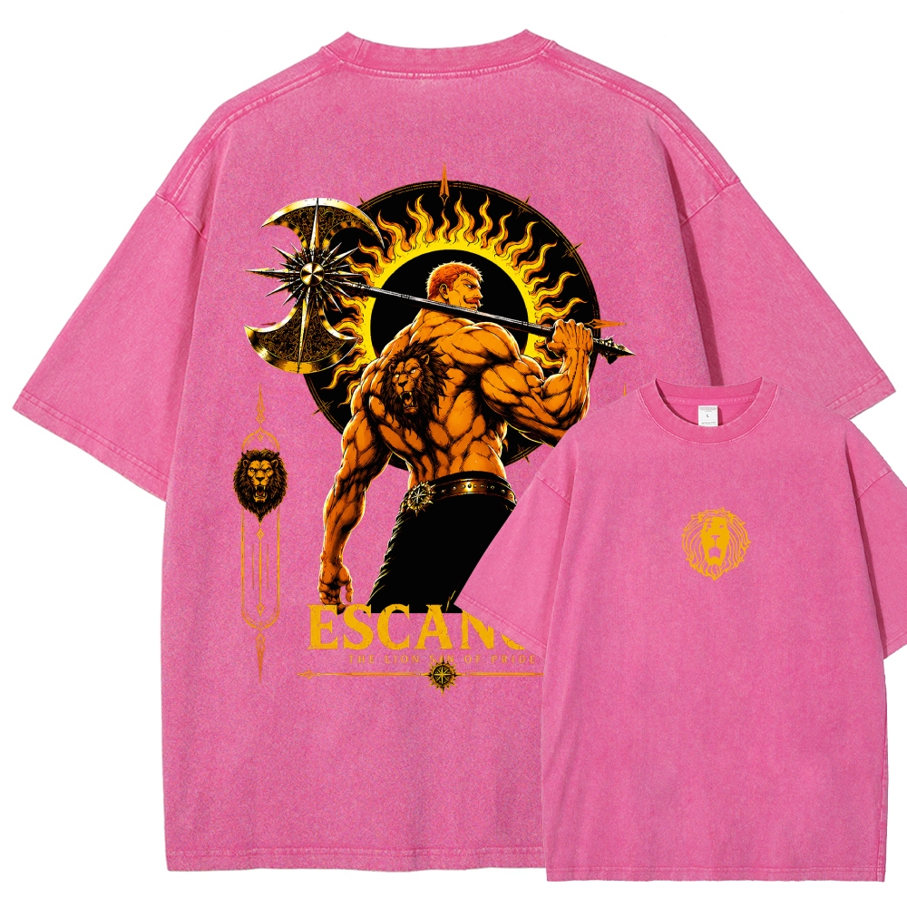 Seven Deadly Sins  Washed T-shirt 2608004883