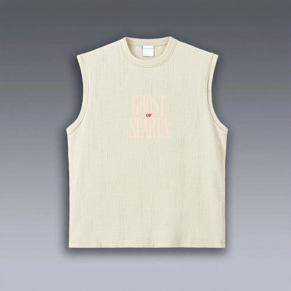 GOW Unisex washed vintage-style sports vest
