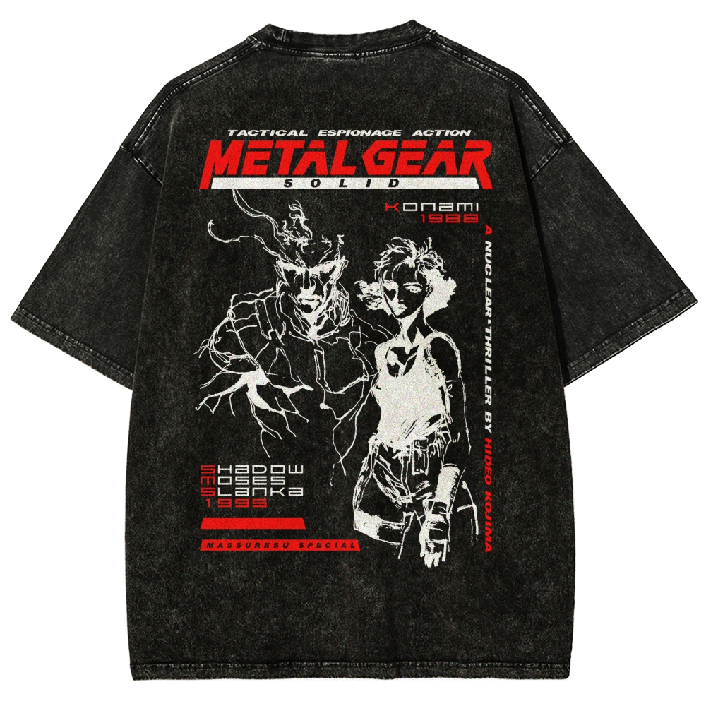 Metal Gear Solid Washed T-shirt 2608005494