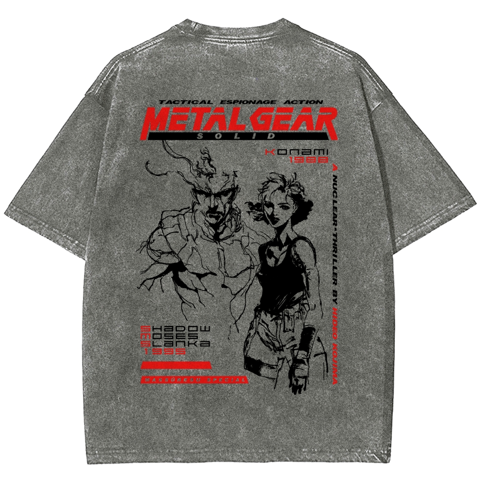 Metal Gear Solid Washed T-shirt 2608005494