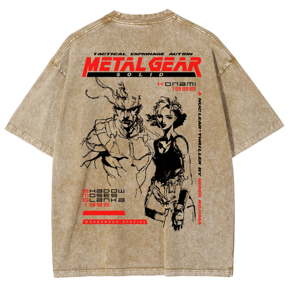 Metal Gear Solid Washed T-shirt 2608005494