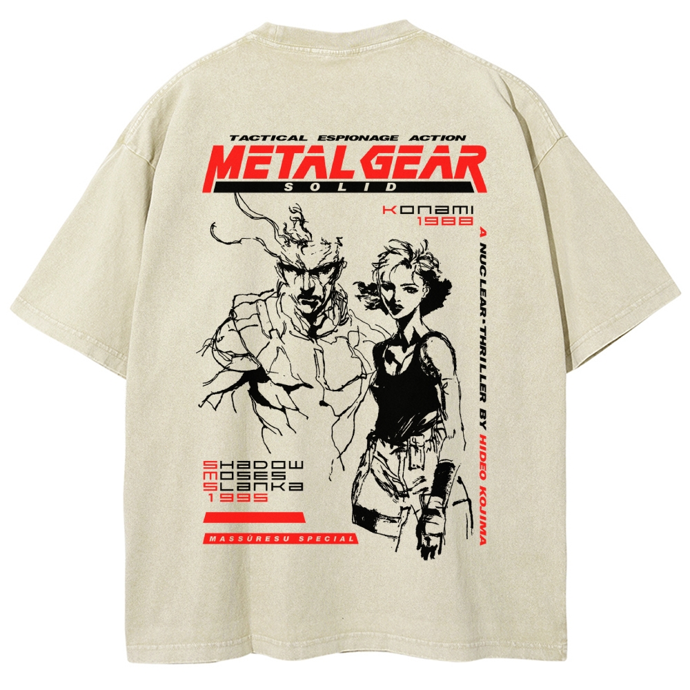Metal Gear Solid Washed T-shirt 2608005494