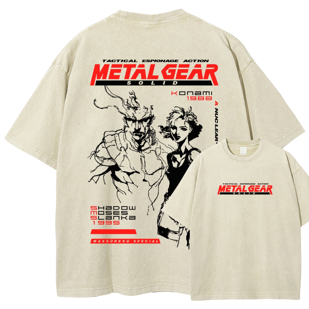 Metal Gear Solid Washed T-shirt 2608005494