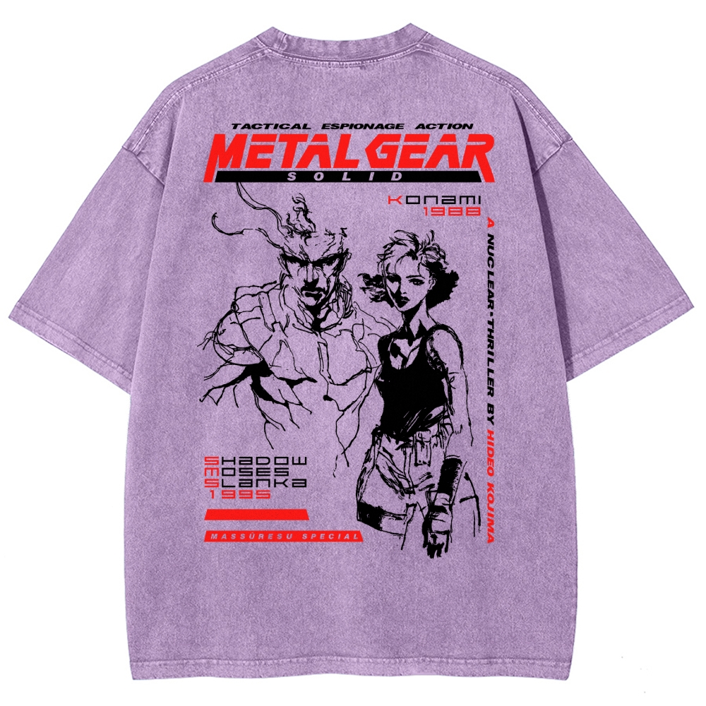 Metal Gear Solid Washed T-shirt 2608005494
