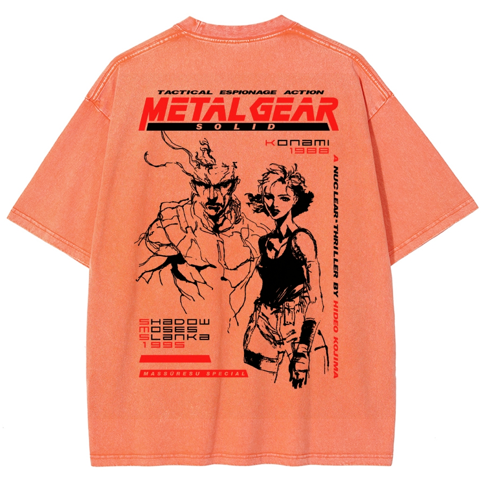 Metal Gear Solid Washed T-shirt 2608005494