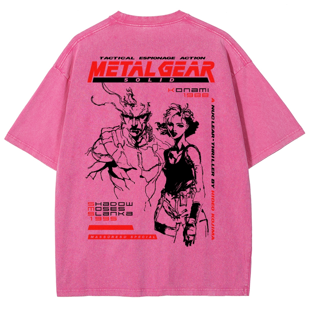 Metal Gear Solid Washed T-shirt 2608005494
