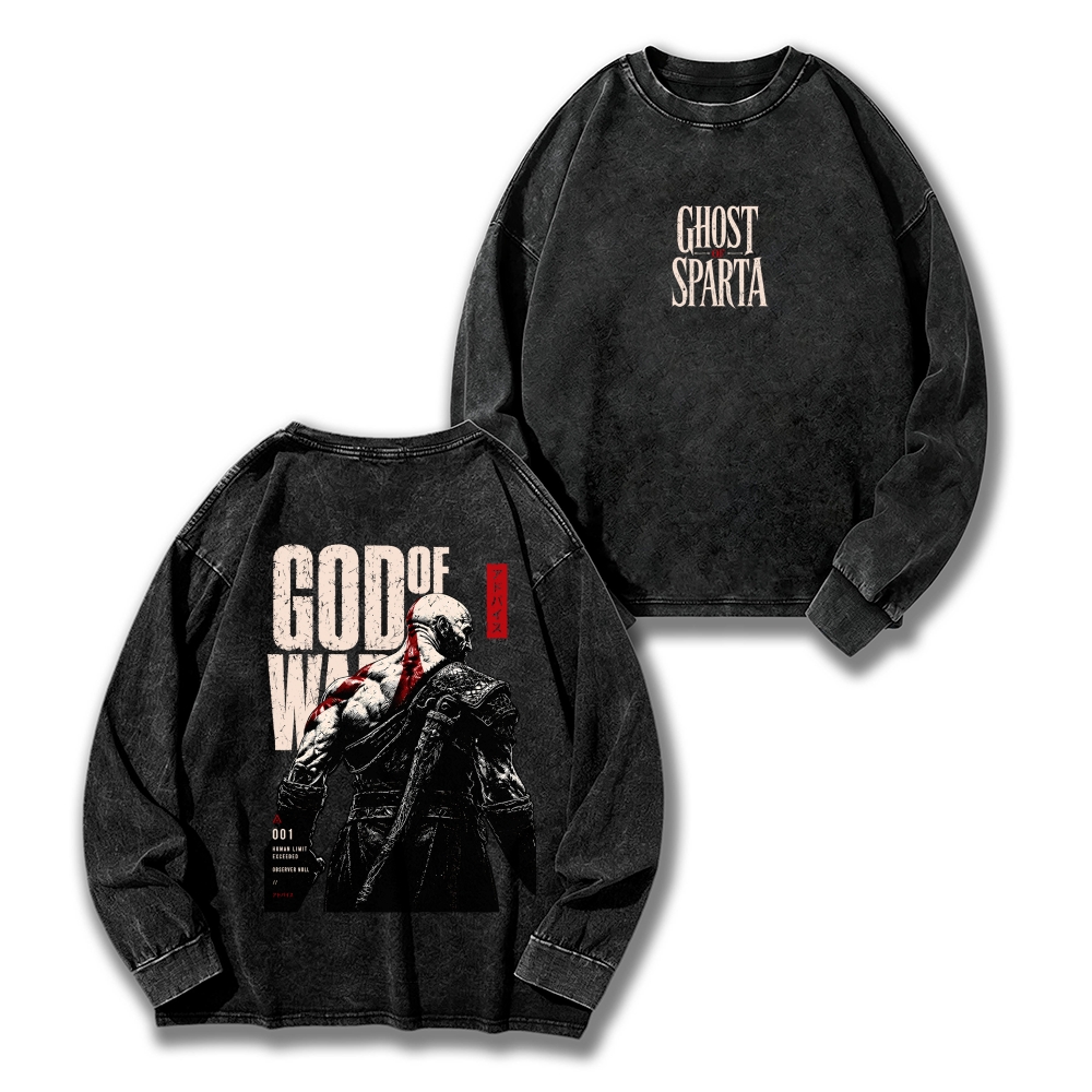 GOW Men's Washed Vintage Fashion Style