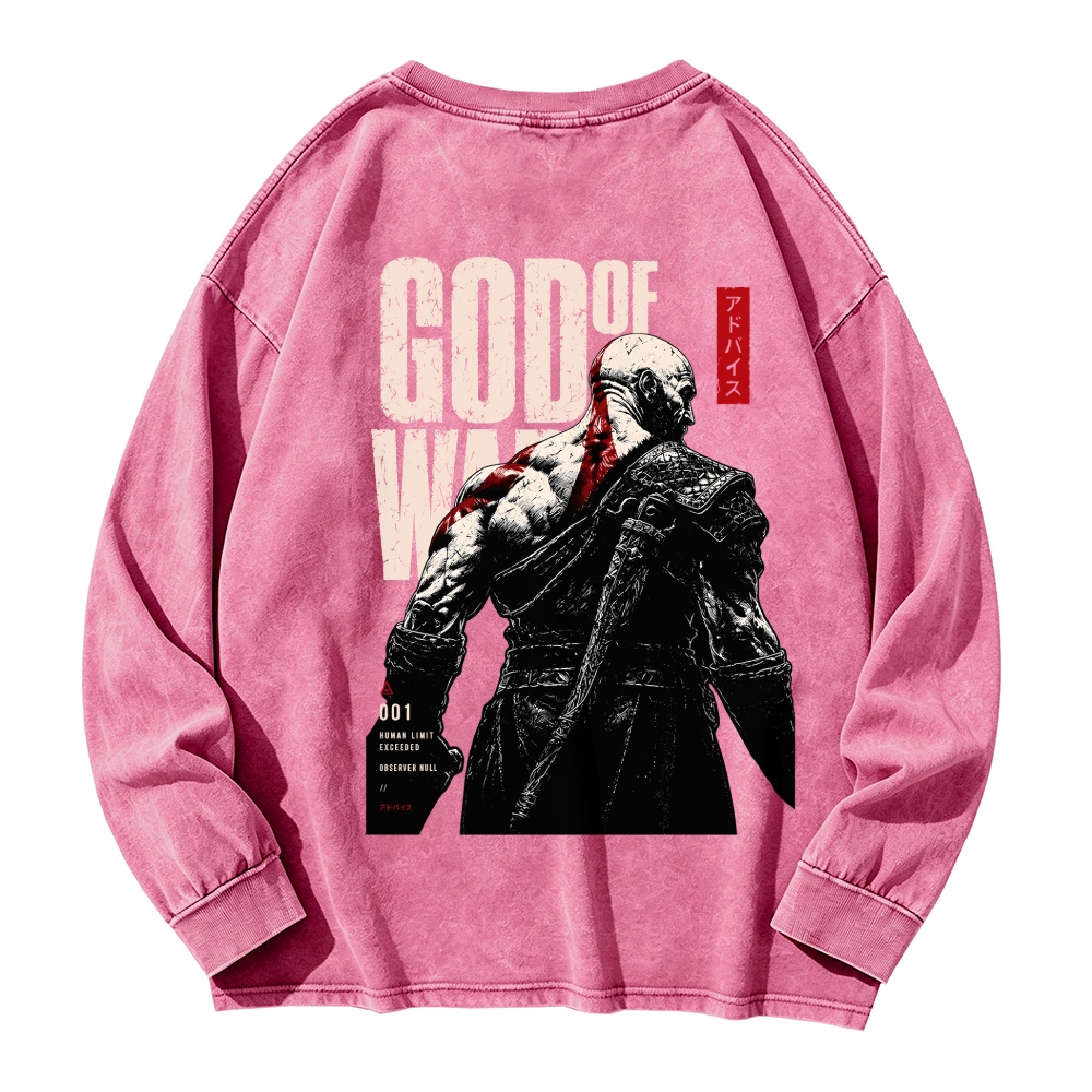 GOW Men's Washed Vintage Fashion Style