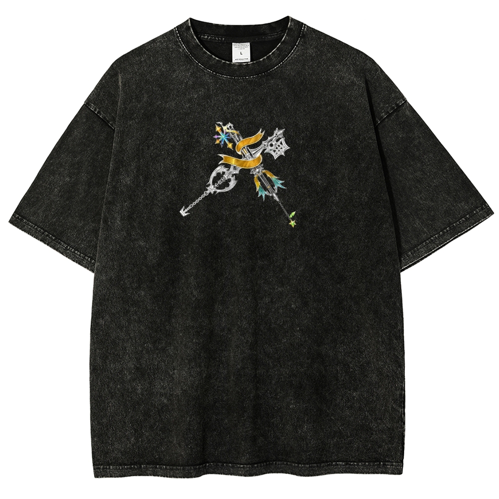 Kingdom Hearts Washed T-shirt 2608007168