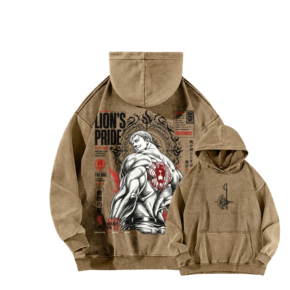 Unisex washed sweatshirts